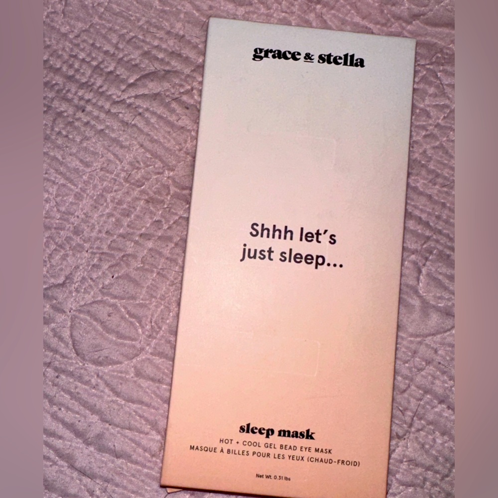 New in box grace and Stella sleep mask